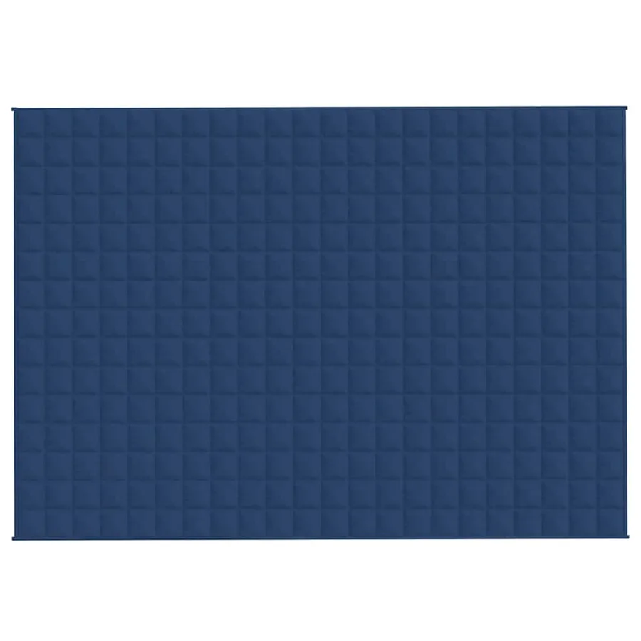 Couverture lestée Bleu 155x220 cm 7 kg Tissu - 3