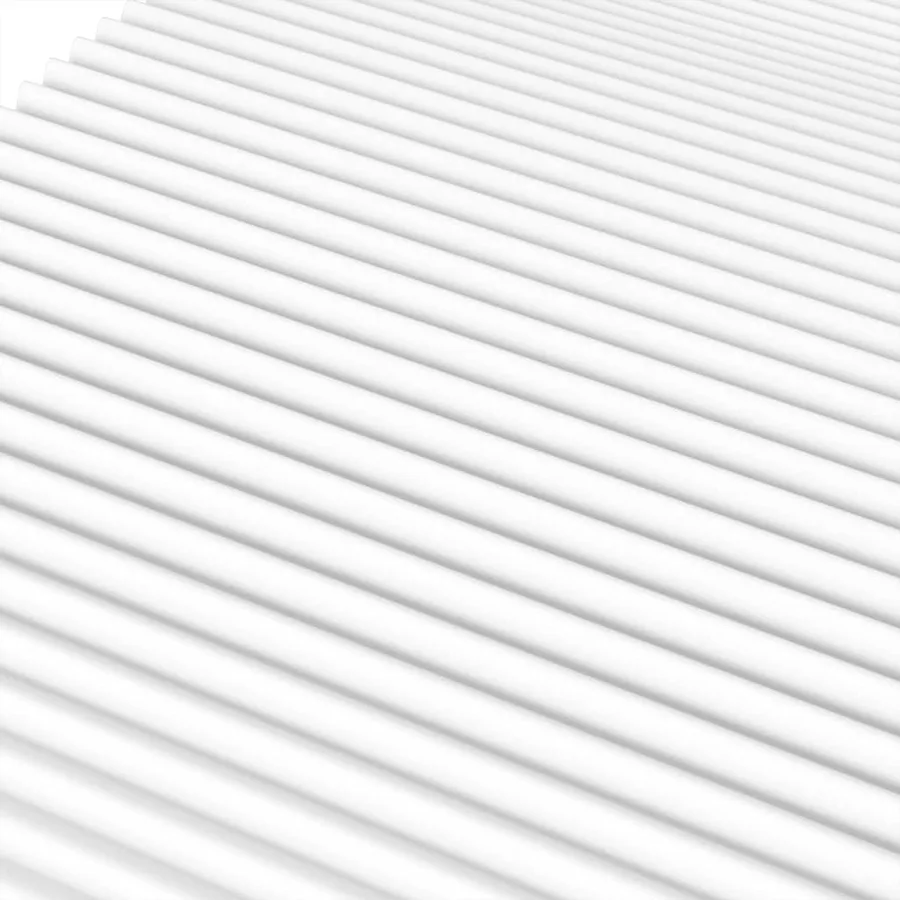 Matelas en mousse blanc 100x200 cm dureté H2 H3 - 6