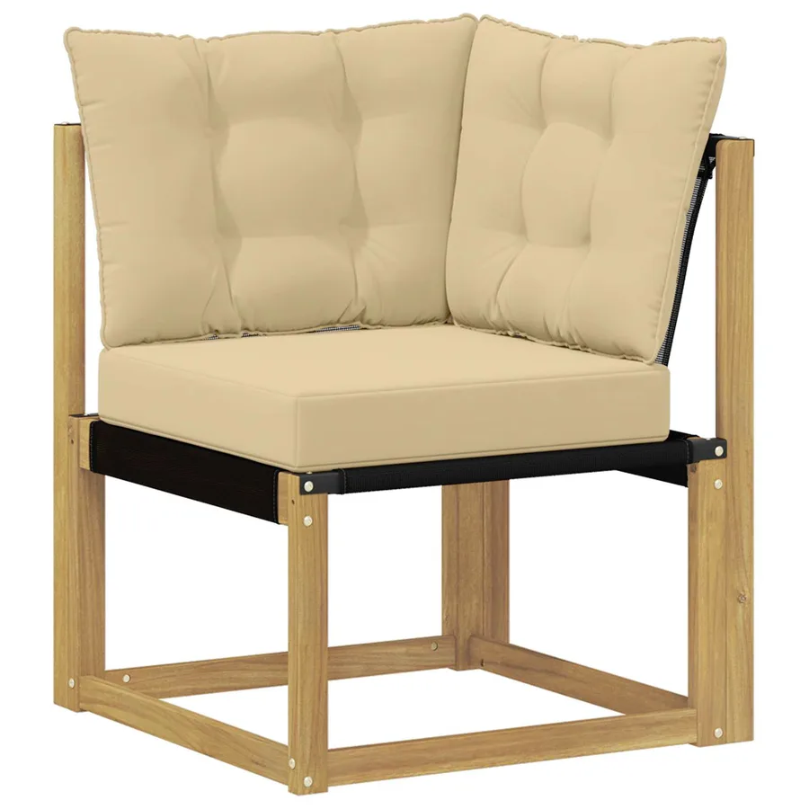 Ensemble de canapés d'extérieur avec coussin 5 pcs - 6