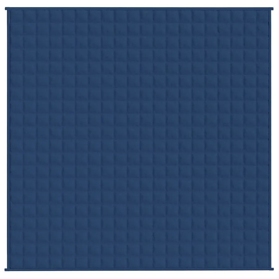 Couverture lestée Bleu 200x200 cm 9 kg Tissu - 3