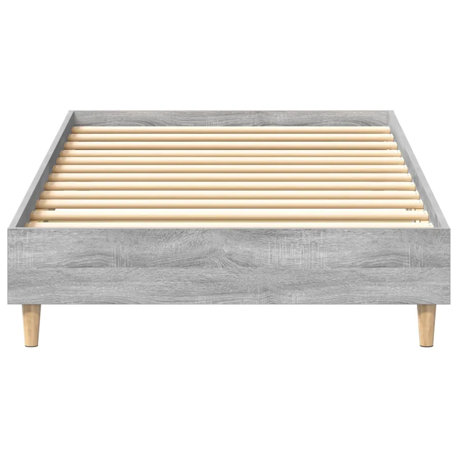 Cadre de lit Sonoma gris 80 x 200 cm Bois d'ingénierie - 4