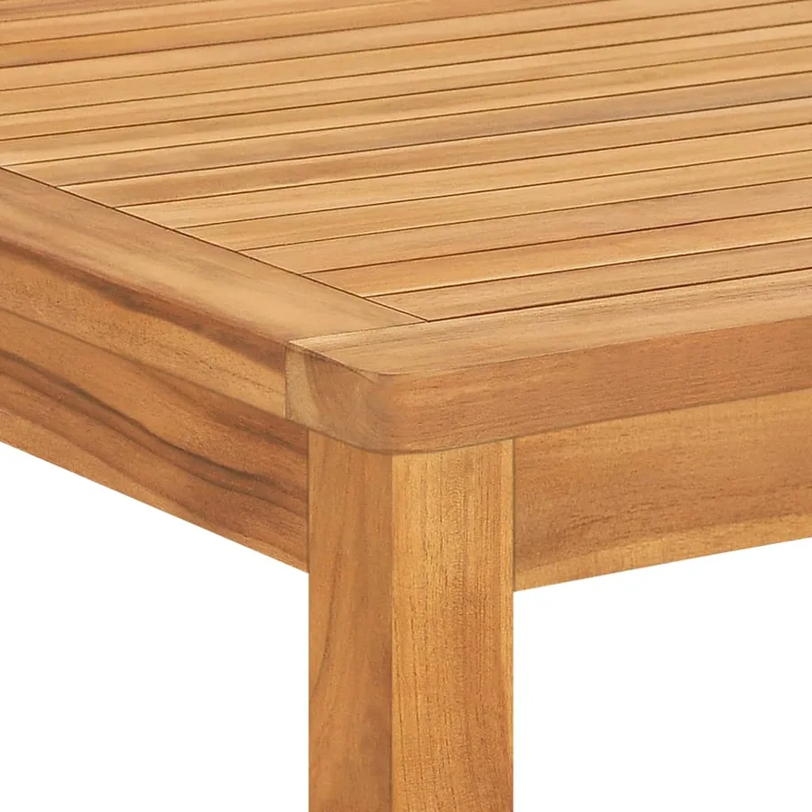 Ensemble à manger de jardin 7 pcs Bois de teck solide - 10