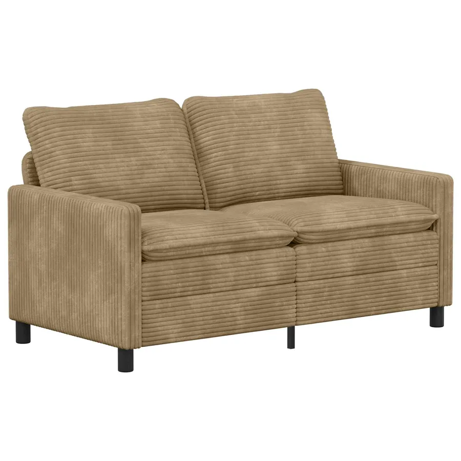 Canapé Taupe 156 x 81 x 87,5 cm Polyester - 2