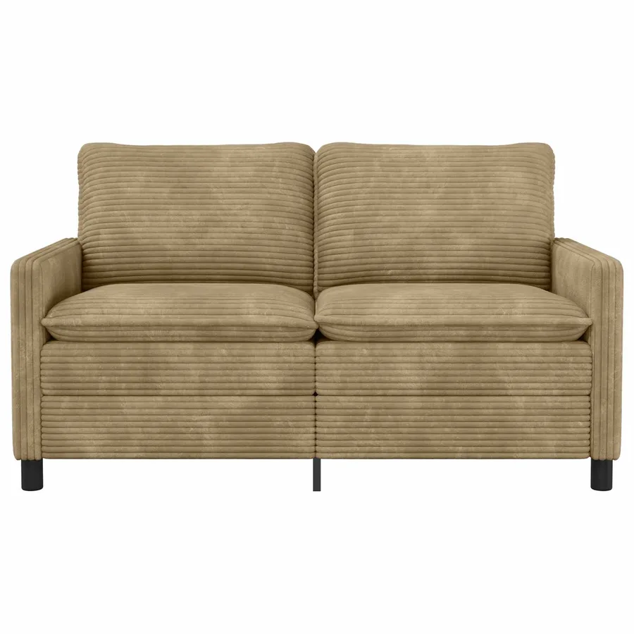 Canapé Taupe 156 x 81 x 87,5 cm Polyester - 3