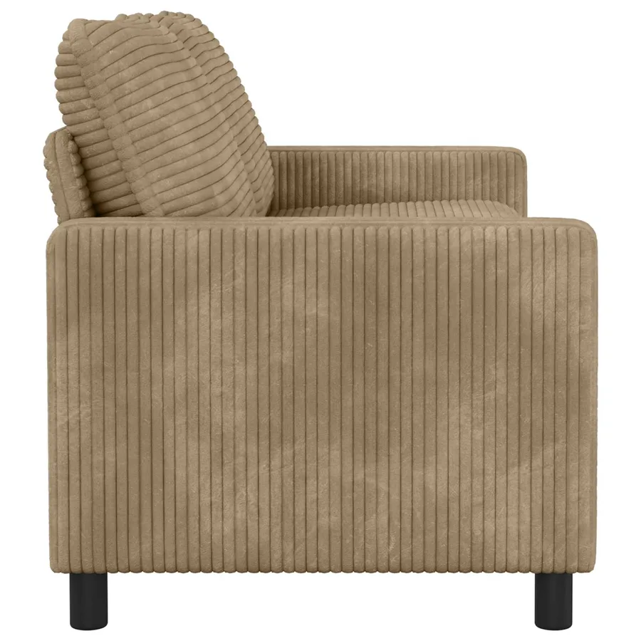 Canapé Taupe 156 x 81 x 87,5 cm Polyester - 4