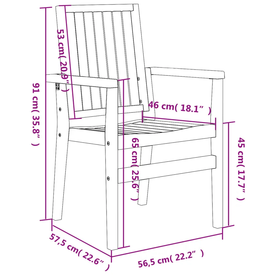 Ensemble à manger de jardin 9 pcs Bois de teck solide - 12