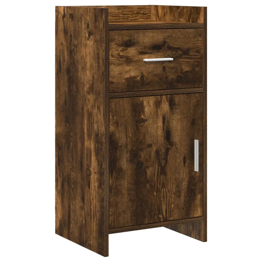 Buffet Chêne fumé 40 x 36 x 80 cm Bois d'ingénierie - 2