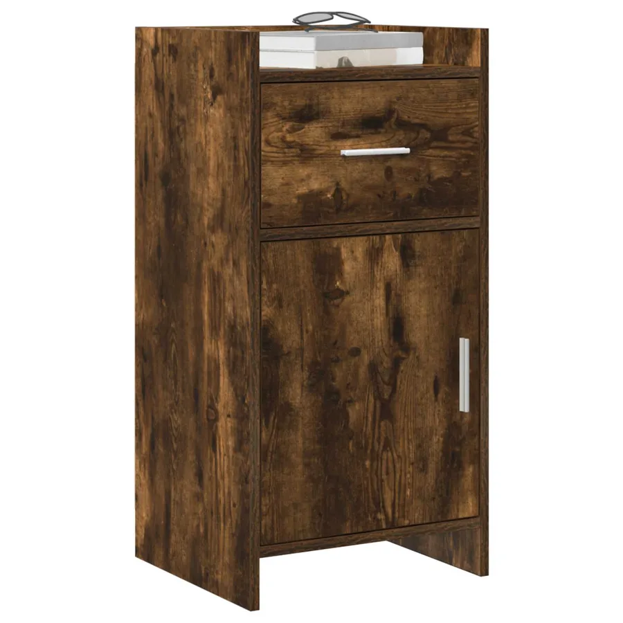 Buffet Chêne fumé 40 x 36 x 80 cm Bois d'ingénierie - 3