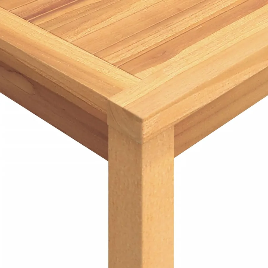 Ensemble à manger de jardin 5pcs Bois de teck massif - 10