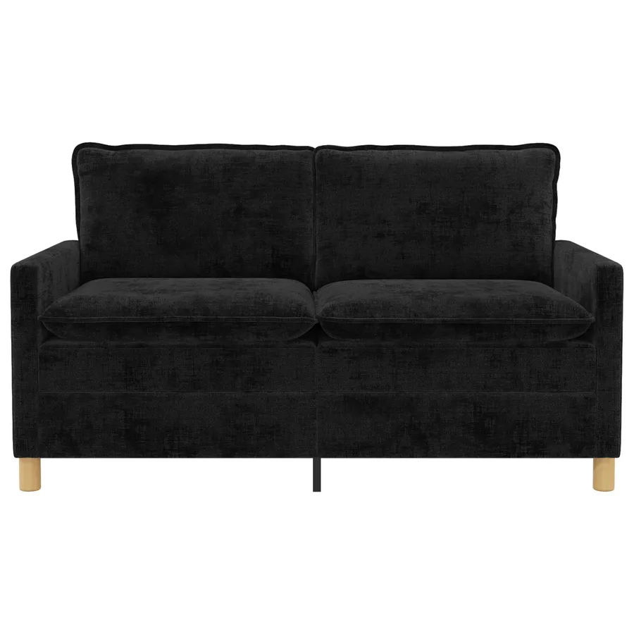 Canapé Noir 156 x 81 x 87,5 cm Polyester - 3