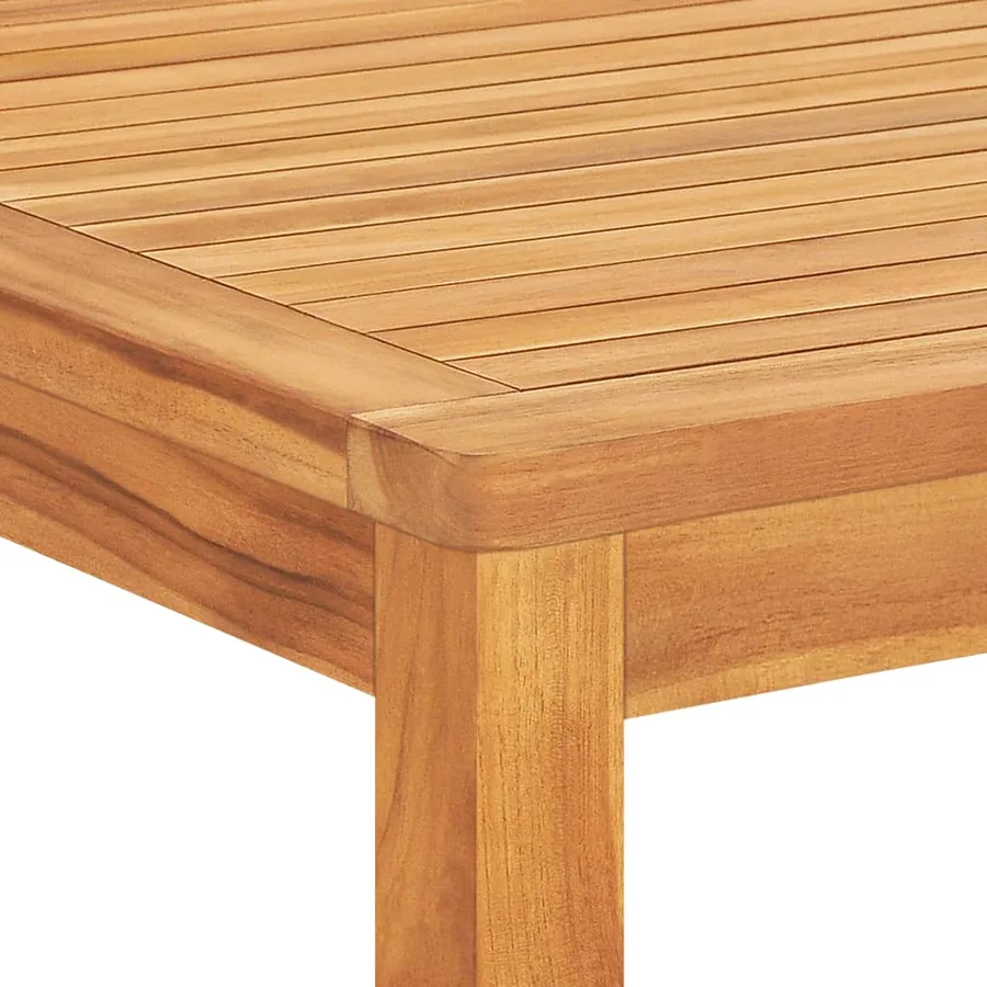 Ensemble à manger de jardin 7 pcs Bois de teck solide - 10