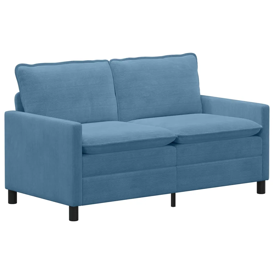 Canapé Bleu 156 x 81 x 87,5 cm Tissu - 2
