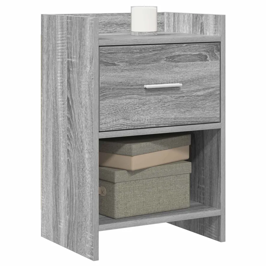 Tables de chevet 2 pcs Sonoma gris 40 x 30 x 60 cm - 2