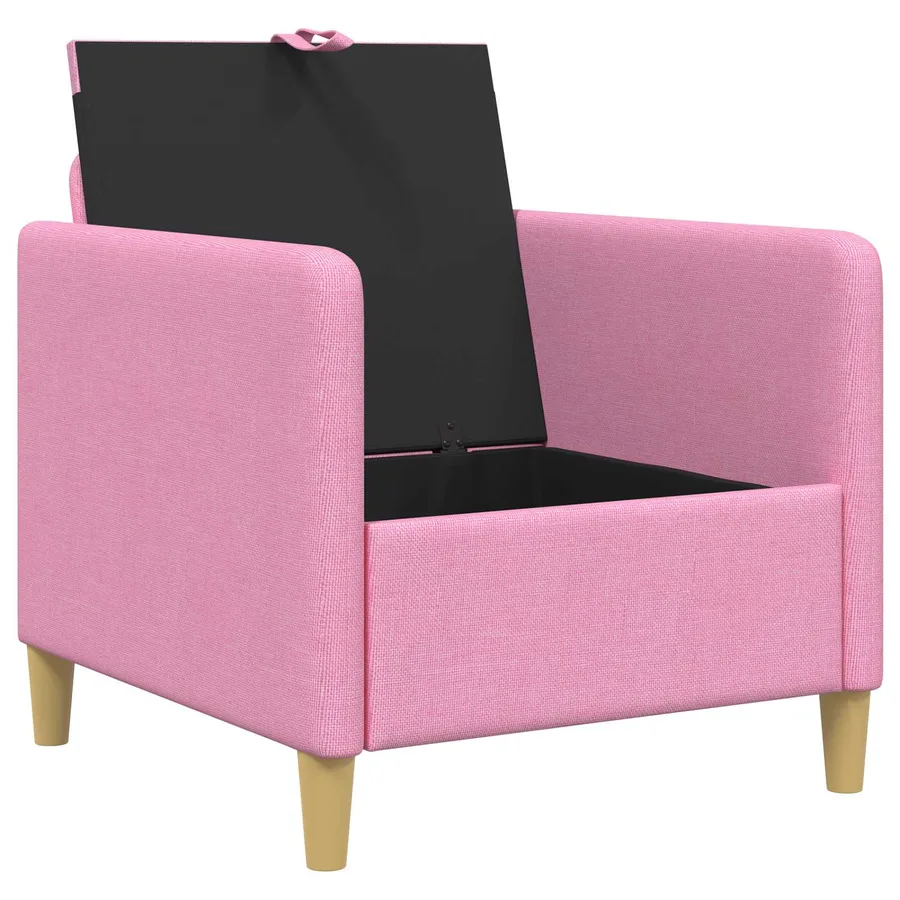Sofa avec rangement Rose 72 x 78 x 87 cm Polyester - 4