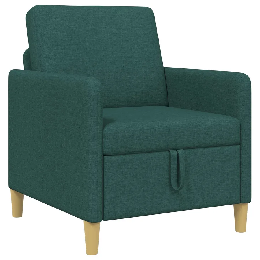 Sofa avec rangement Vert foncé 72 x 78 x 87 cm Polyester - 2