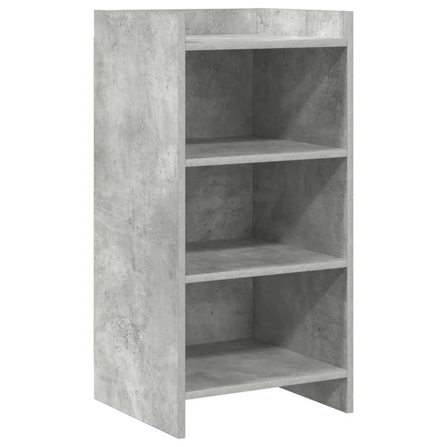 Buffet Gris béton 40 x 36 x 80 cm Bois d'ingénierie - 2