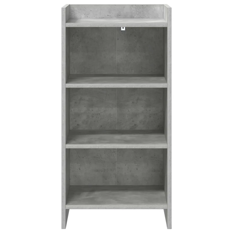 Buffet Gris béton 40 x 36 x 80 cm Bois d'ingénierie - 4