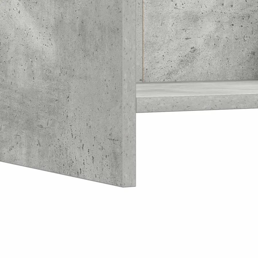 Buffet Gris béton 40 x 36 x 80 cm Bois d'ingénierie - 6