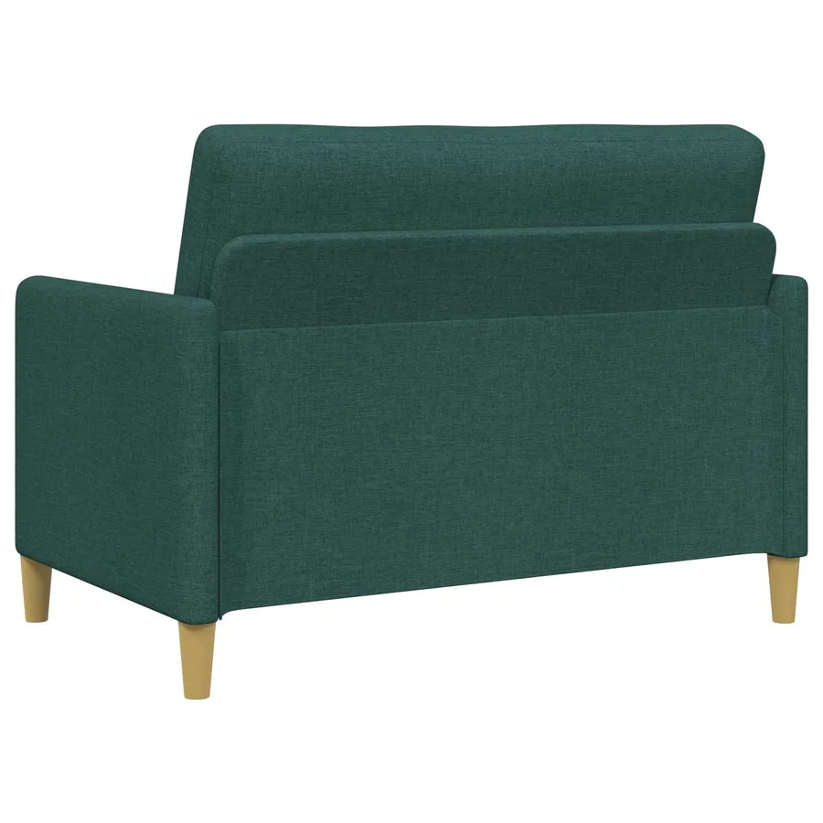 Canapé avec rangement 2 pcs Vert foncé Polyester - 3