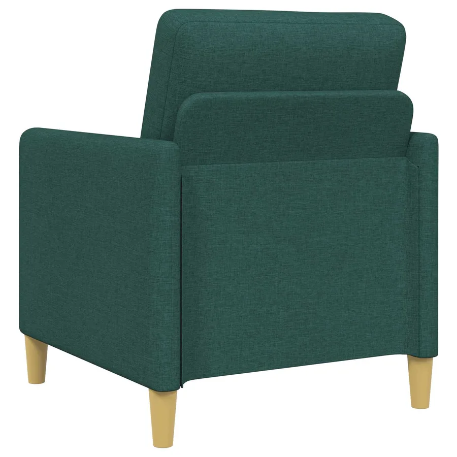 Canapé avec rangement 2 pcs Vert foncé Polyester - 4