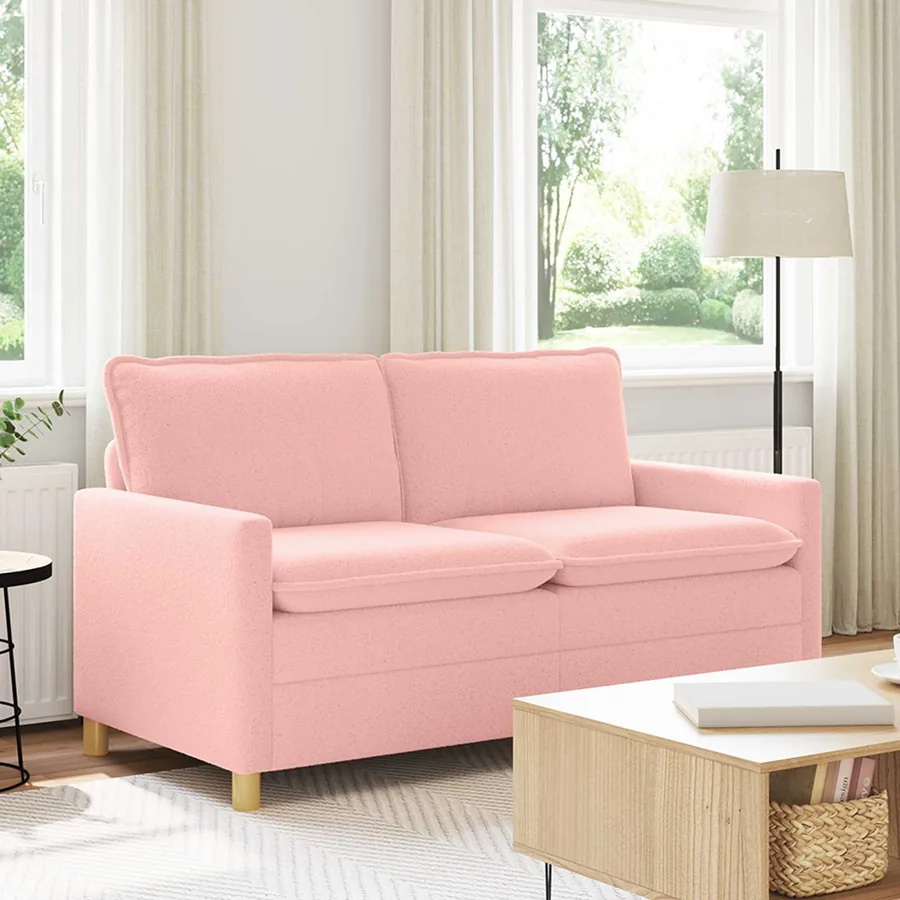Canapé Rose 156 x 81 x 87,5 cm Tissu