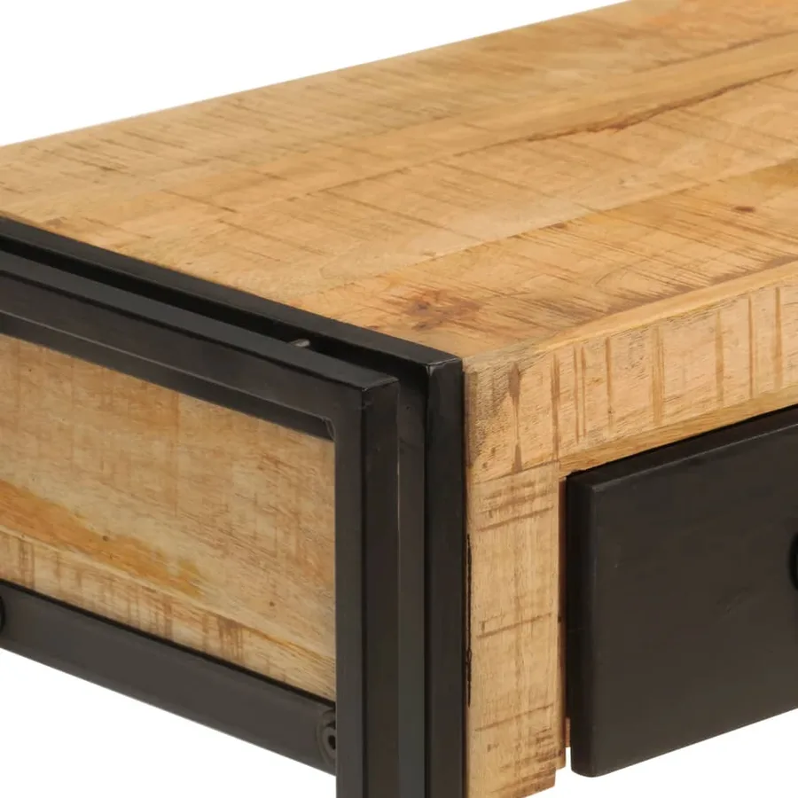 Table console 110x30x76 cm Bois de manguier solide - 4
