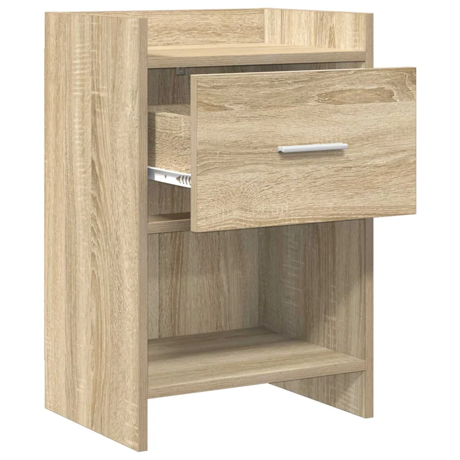 Tables de chevet 2 pcs Chêne Sonoma 40 x 30 x 60 cm - 3