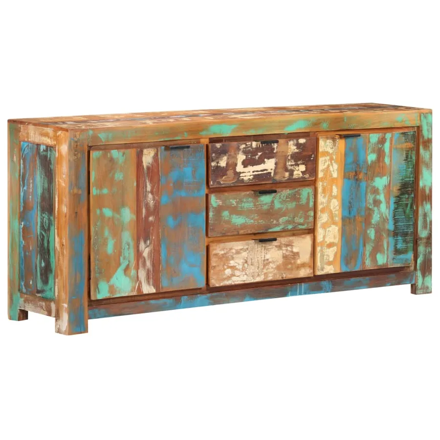 Buffet 175x40x75 cm Bois de récupération massif - 10