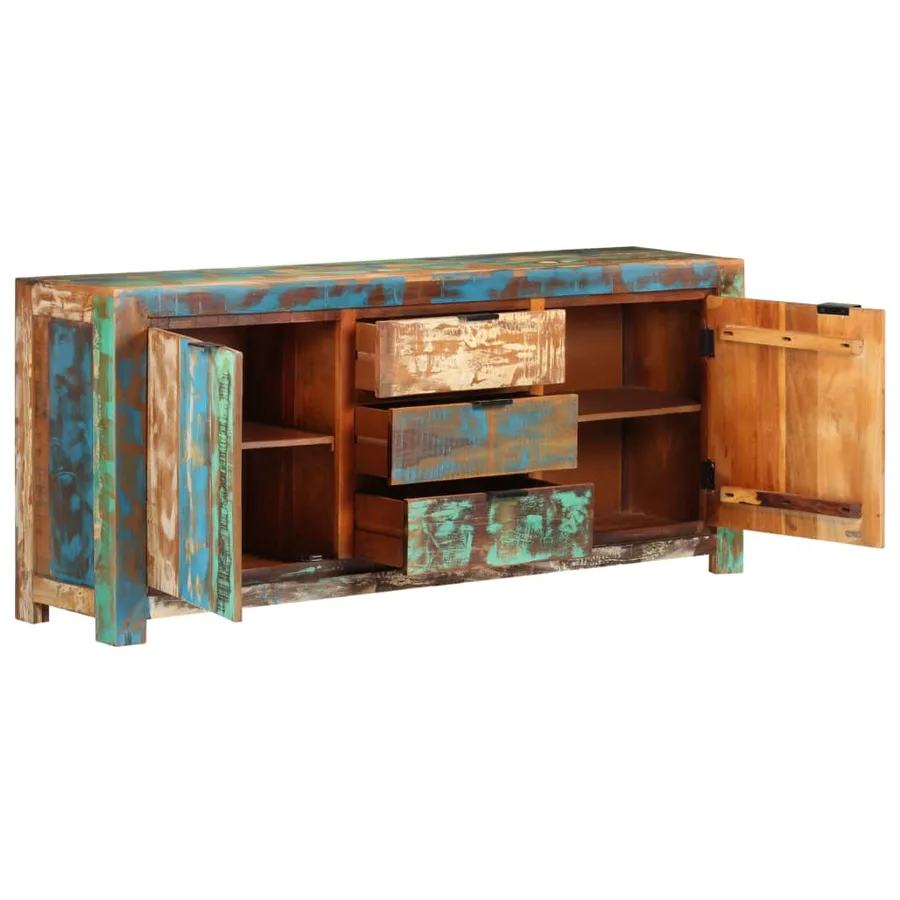 Buffet 175x40x75 cm Bois de récupération massif - 3