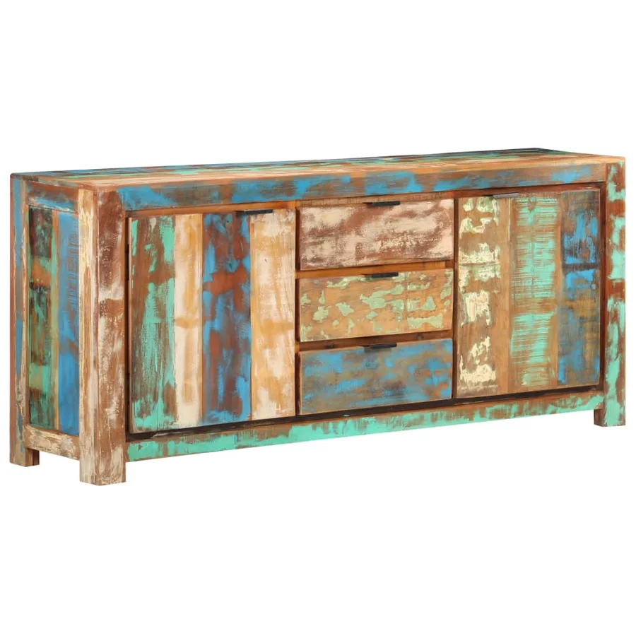 Buffet 175x40x75 cm Bois de récupération massif - 9
