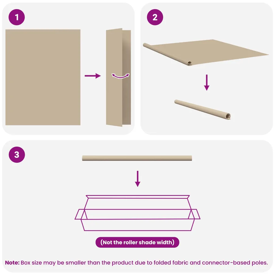 Store roulant extérieur protection UV Beige Polyester - 15