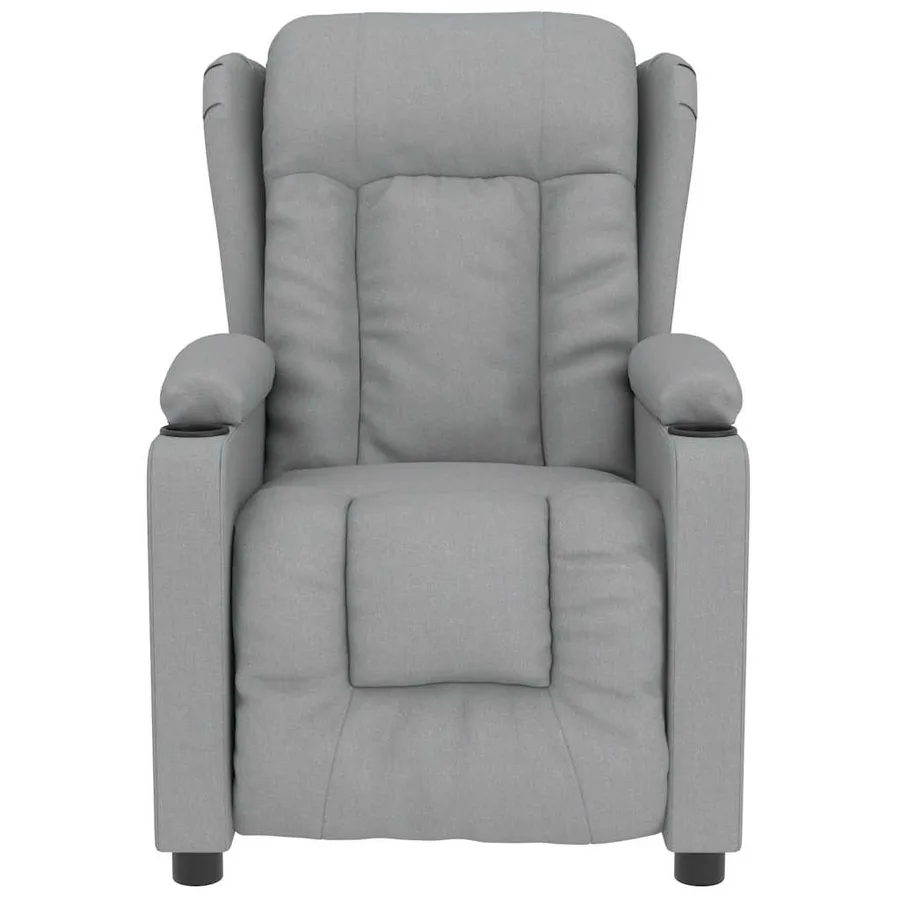 Fauteuil de massage Gris clair Tissu - 3