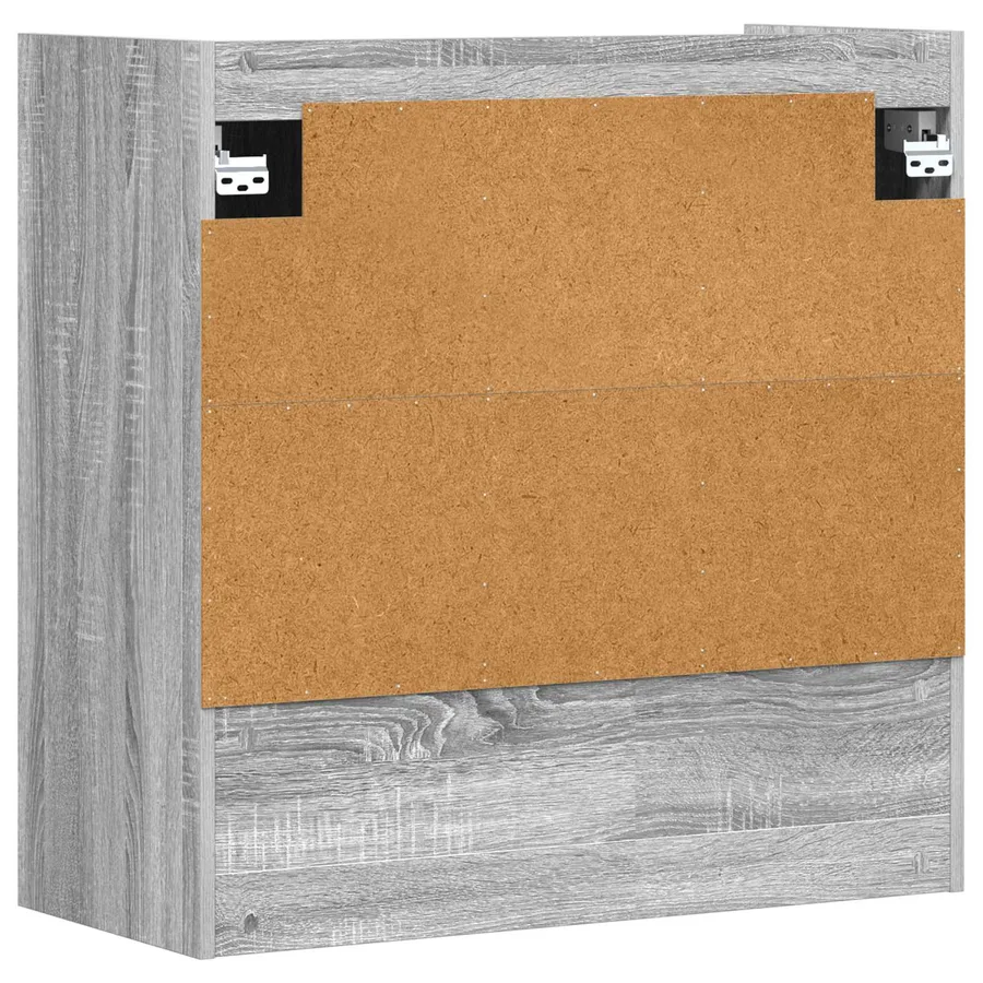 Étagère Murale Montage mural Sonoma gris 80 x 36 x 80 cm - 7
