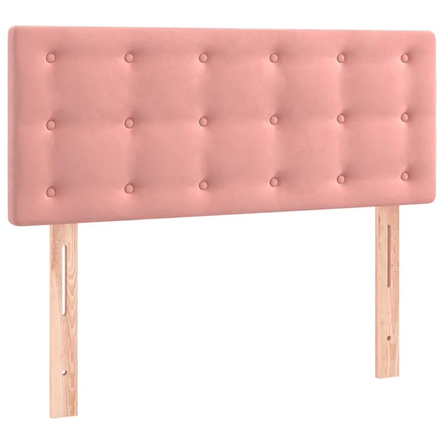 Sommier à lattes de lit avec matelas Rose 90x190 cm Velours - 6