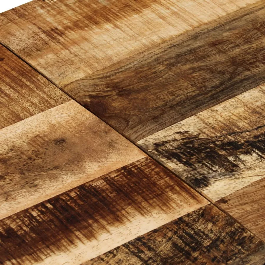 Banc 160x35x46 cm bois massif de manguier - 7