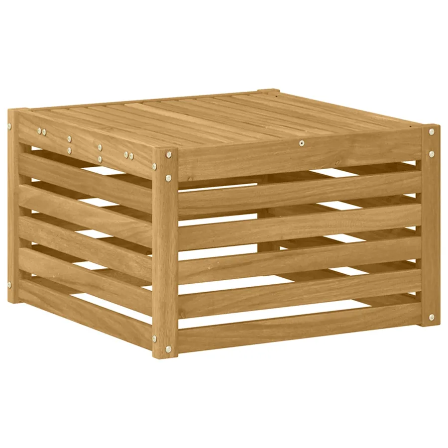 Ensemble de canapés d'extérieur 8 pcs Blanc et Beige Polyester - 4
