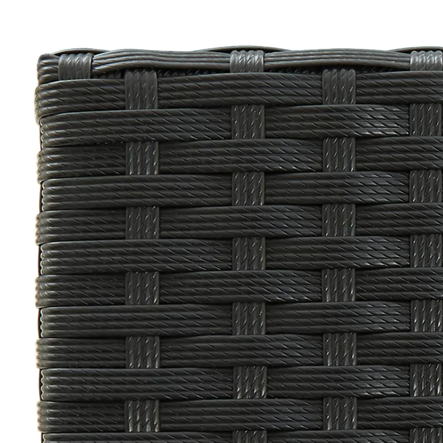 Ensemble de bar de jardin 9 pcs noir résine tressée - 7