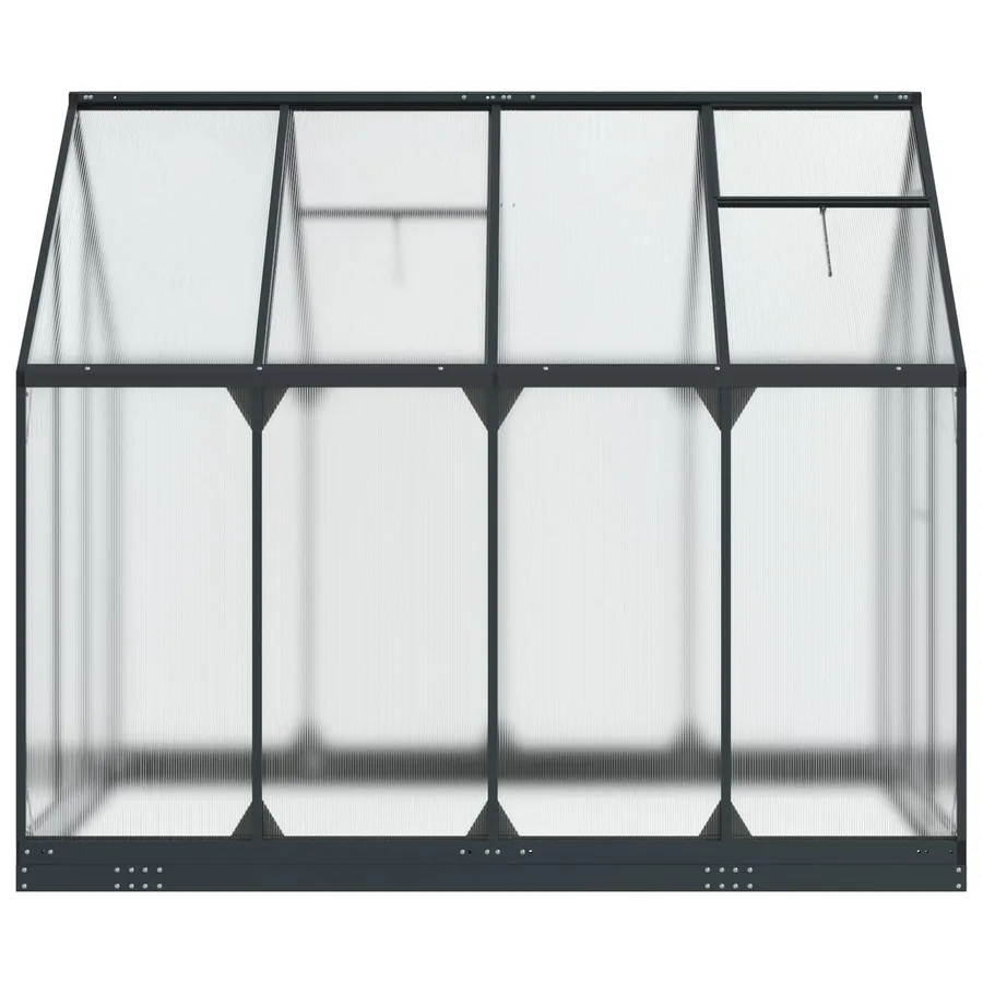 Serre de jardin avec porte Anthracite 183,5 x 243,5 x 207 cm - 5