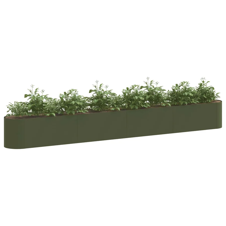 Jardin surélevé Vert olive 360 x 40 x 40 cm - 3