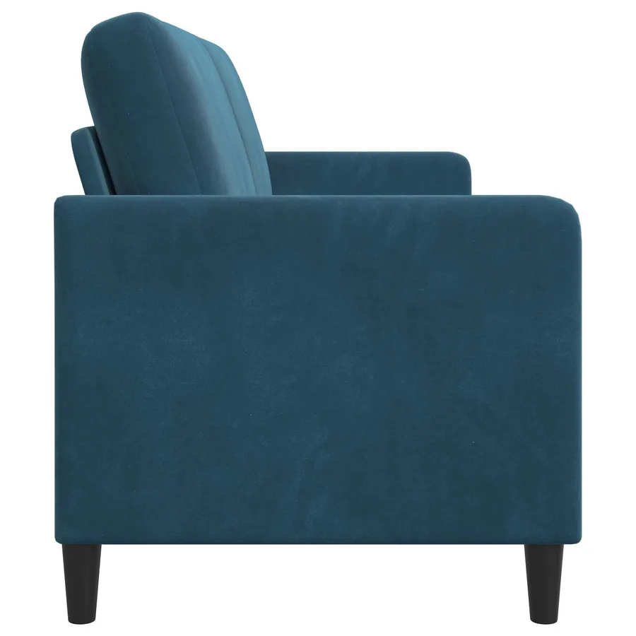 Sofa avec rangement Bleu 172 x 78 x 87 cm Polyester - 5