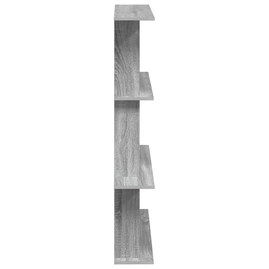Étagère Murale Sonoma gris 100 x 20 x 126 cm Bois d'ingénierie - 4