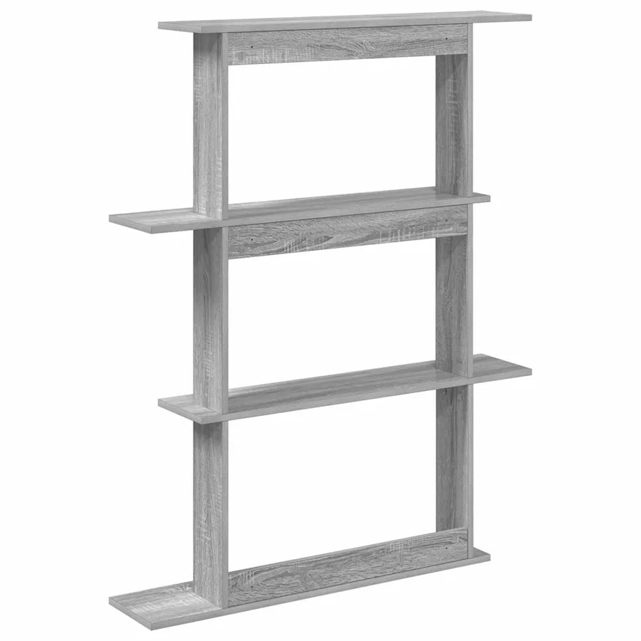 Étagère Murale Sonoma gris 100 x 20 x 126 cm Bois d'ingénierie - 5