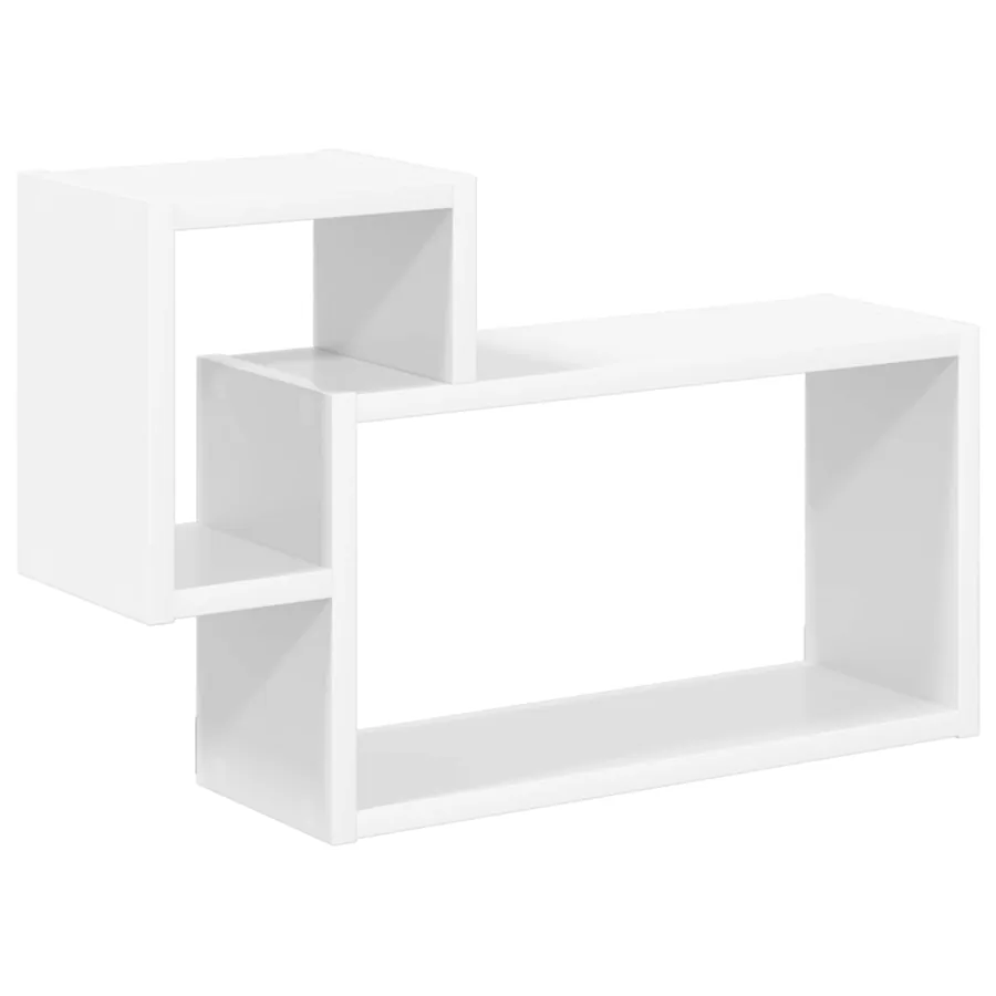 Étagère Murale Montage mural Blanc 55 x 15 x 35 cm