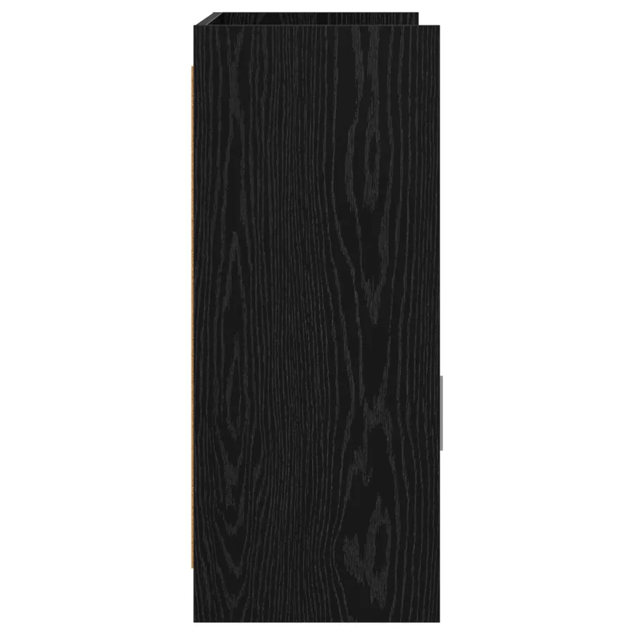 Buffet Chêne noir 98,5 x 33 x 80 cm Bois d'ingénierie - 6