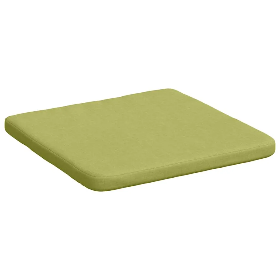 Coussins de siège 4 pcs Vert clair 40 x 40 x 3 cm tissu - 5