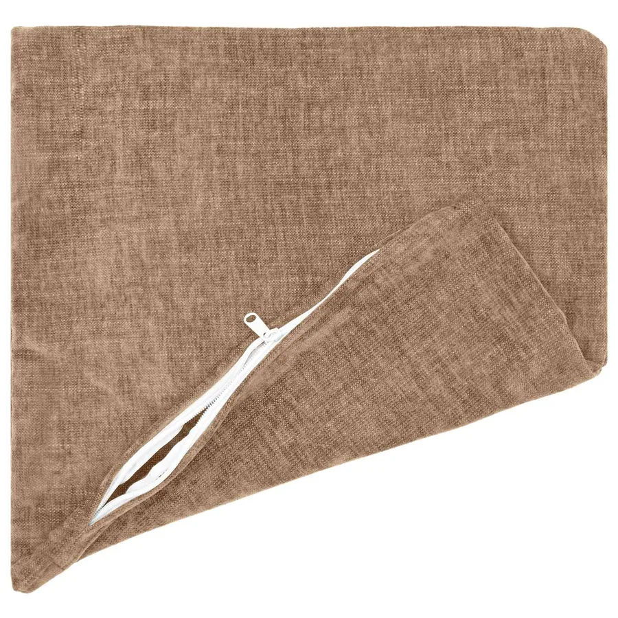 Housse de coussin 2 pcs HEERLEN Marron 40 x 40 cm - 3