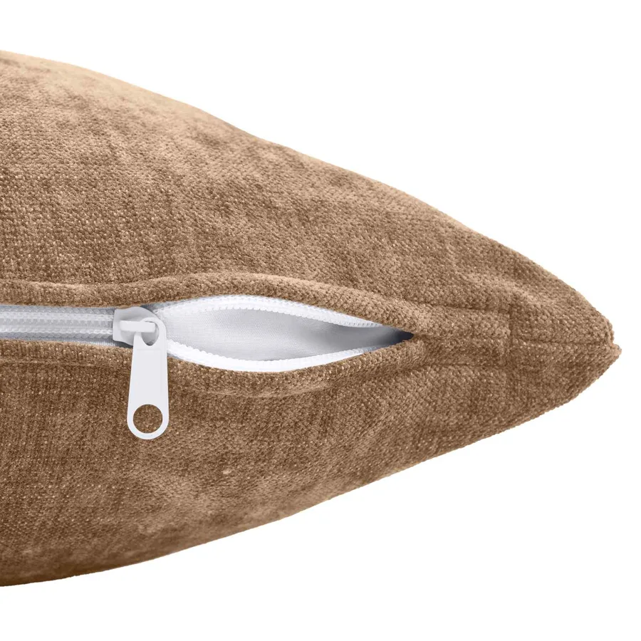 Housse de coussin 2 pcs HEERLEN Marron 40 x 40 cm - 5