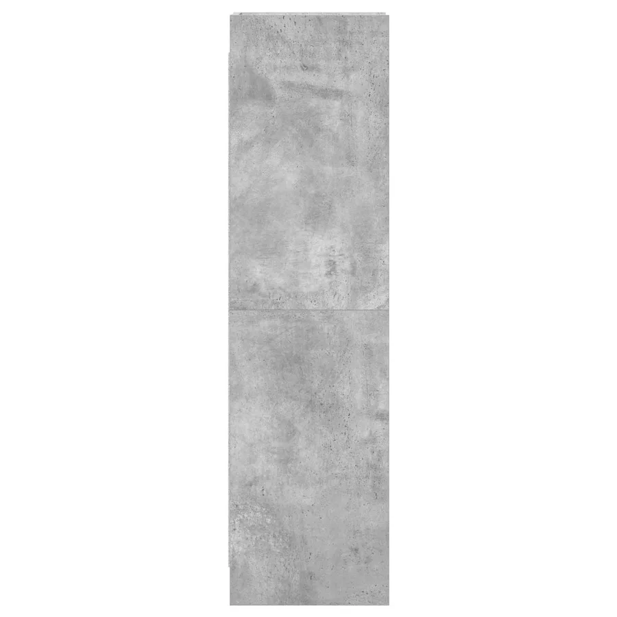 Bibliothèque Gris Béton 30 x 30 x 111 cm Bois d'ingénierie - 5