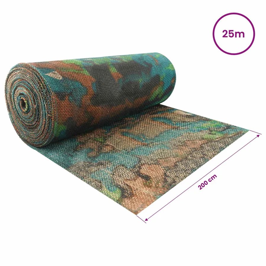 Rouleau de jute Camouflage 200 x 2500 cm - 6