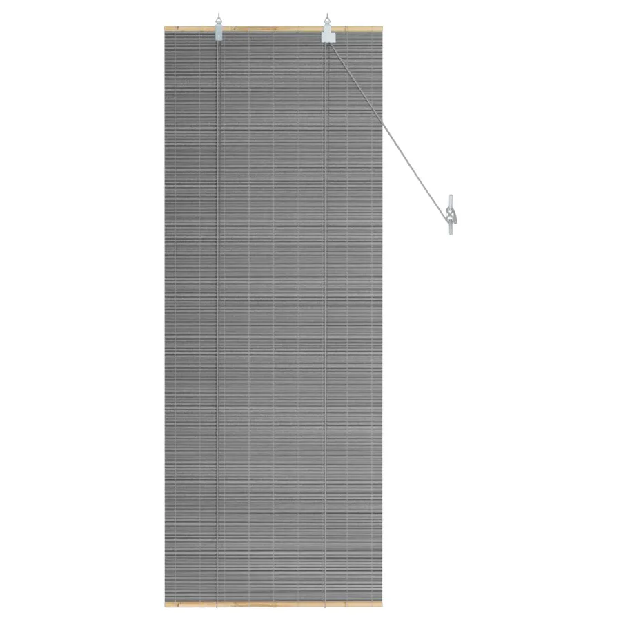 Store enrouleur Gris 70 x 160 cm Bambou - 3